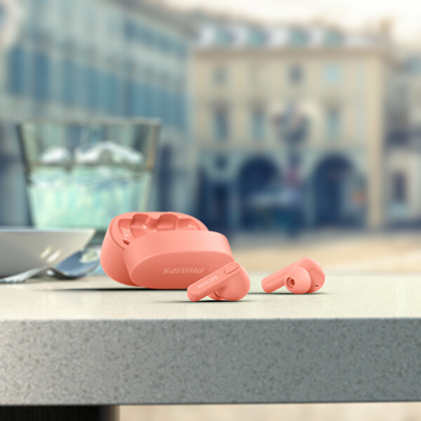 Philips TAT2206PK/00 Gerçek Kablosuz TWS Pembe Kulak İçi Kulaklık