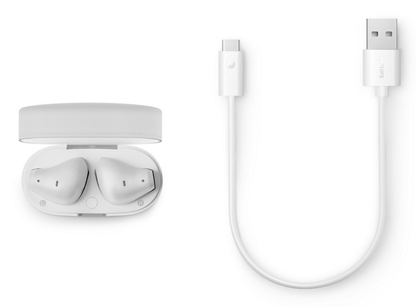 Philips TAT2139WT 00 IPX4 28 SAAT BT 5.3 Uygulama Destekli Beyaz Gerçek Kablosuz Kulak İçi Kulaklık 6