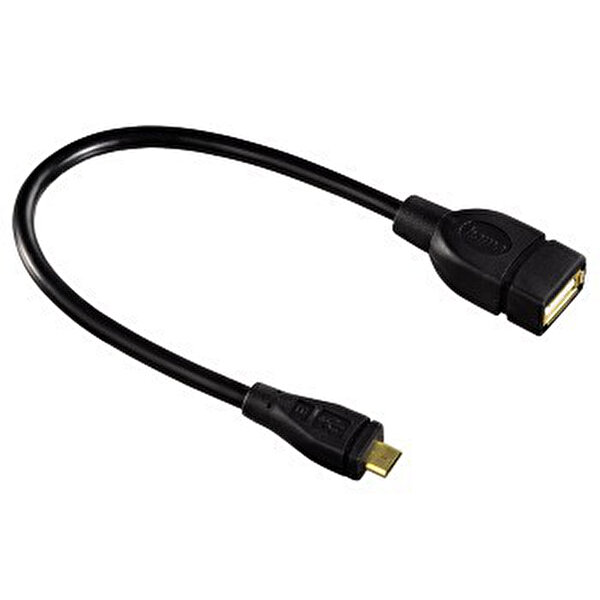 Hama Hama USB B Micro Fiş - USB A Soket Altın Uç Adaptör