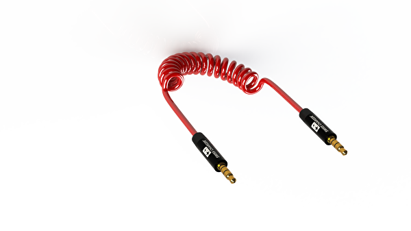 Swiss Charger SCC-10009 Spiral Ses Kablosu 1.5M