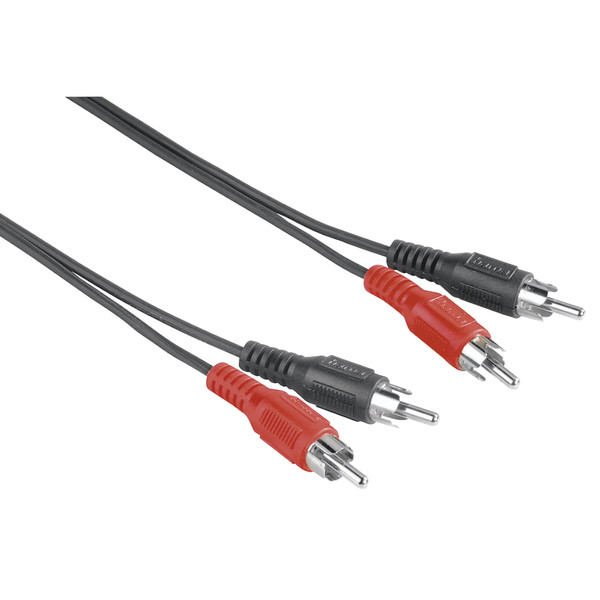 Hama HM.205086 2RCA - 2RCA 2.5M Siyah Kablo