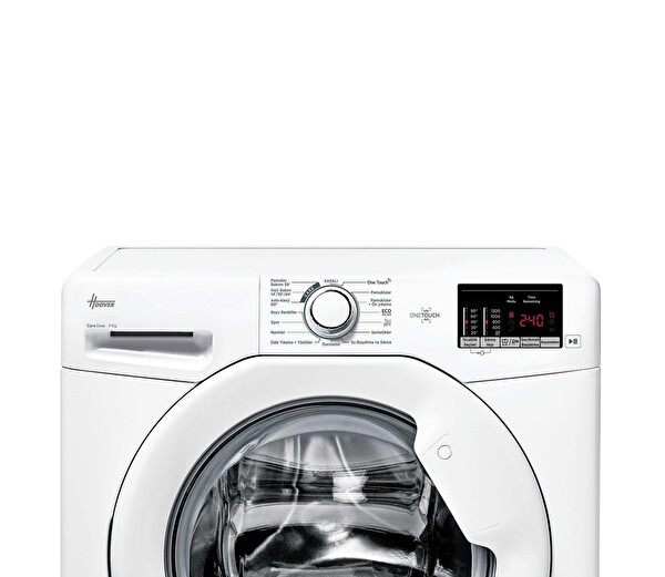 Hoover H3W 292DE/1-17 D Sınıfı 9 kg NFC Bağlantılı 1200 Devir Çamaşır Makinesi
