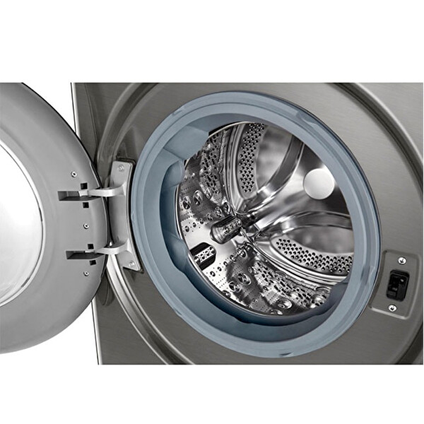LG F4V3VYWKPE 9 KG 1400 Devir Gri Çamaşır Makinesi