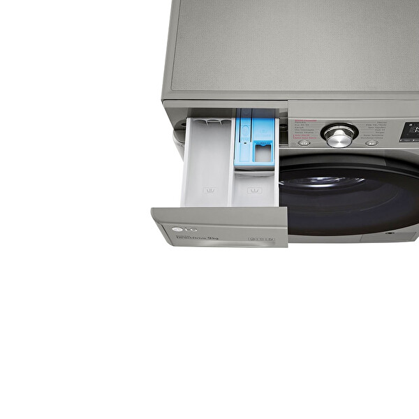 LG F4V3VYWKPE 9 KG 1400 Devir Gri Çamaşır Makinesi