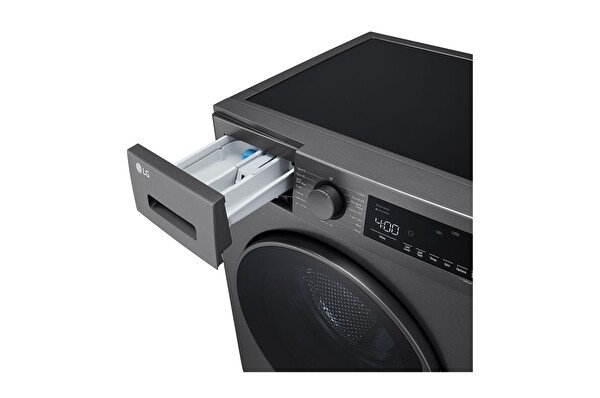 LG F4T2VYM1S.ADSPLTK 9 Kg Gri 1400 Devir Çamaşır Makinesi
