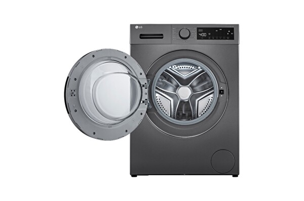 LG F4T2VYM1S.ADSPLTK 9 Kg Gri 1400 Devir Çamaşır Makinesi
