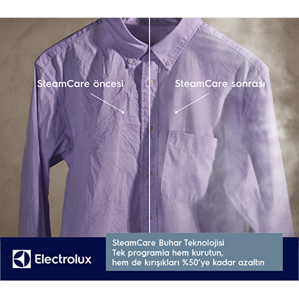 Electrolux EW8D394MT 800 Serisi Ultracare Steam 3DSense 9 KG A+++ Buharlı Inverter Kurutma Makinesi