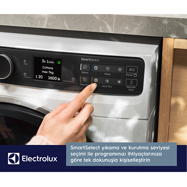Electrolux EW8W7607AT 800 Serisi Ultracare 11 7KG 1600 Devir Autodose Wi Fi Kurutmalı Çamaşır Makinesi 4