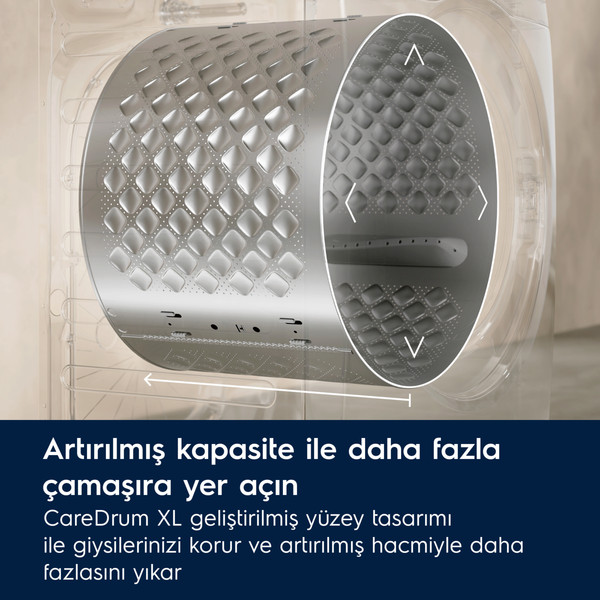 Electrolux EW8FG5602CDT 800 Serisi Ultracare 11 KG 1600 Devir WI FI Koyu Gri Çamaşır Makinesi 6