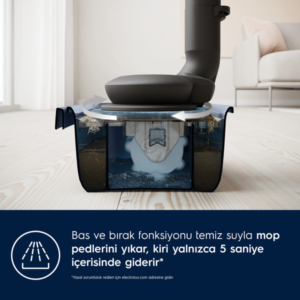 Electrolux Power Pro Eppcs2 700 ve 800 Serisi ile Uyumlu Mop Ünitesi Temizleme İstasyonu  3