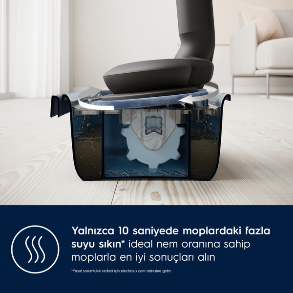 Electrolux Power Pro Eppcs2 700 ve 800 Serisi ile Uyumlu Mop Ünitesi Temizleme İstasyonu  4
