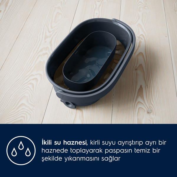 Electrolux Power Pro Eppcs2 700 ve 800 Serisi ile Uyumlu Mop Ünitesi Temizleme İstasyonu  5