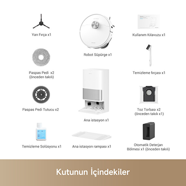 Dreame L10S Ultra Gen2 Beyaz Robot Süpürge