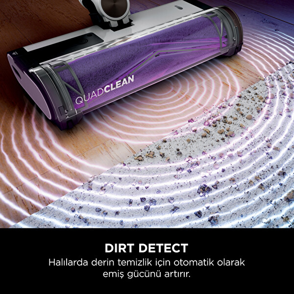 Shark Detect Clean&Empty Auto-Empty Sistemli Turbo Başlıklı Şarjlı Dikey Süpürge 2L