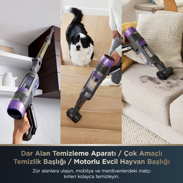 Shark Power Detect Clean & Empty Şarjlı Dikey Süpürge 7