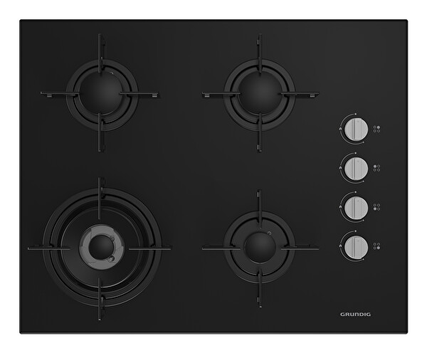 Grundig Gigl 622410 Gazlı Siyah Cam Ocak 