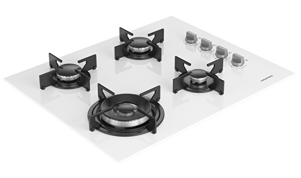 Grundig Gigl 622410w Gazlı Beyaz Cam Ocak  5