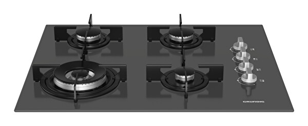 Grundig Gigl 622410gr Gazlı Gri Cam Ocak  2
