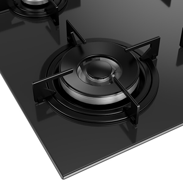 Grundig Gigl 622410gr Gazlı Gri Cam Ocak  3