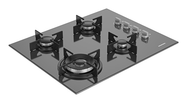 Grundig Gigl 622410gr Gazlı Gri Cam Ocak  5