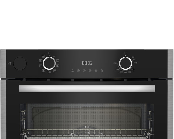 Grundig GEBD12302B 9 Fonksiyon Buhar Destekli Siyah Ankastre Fırın 4