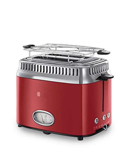 Russell Hobbs 21680-56 Retro 2 Dilimli Ekmek Kızartma Makinesi - Kırmızı