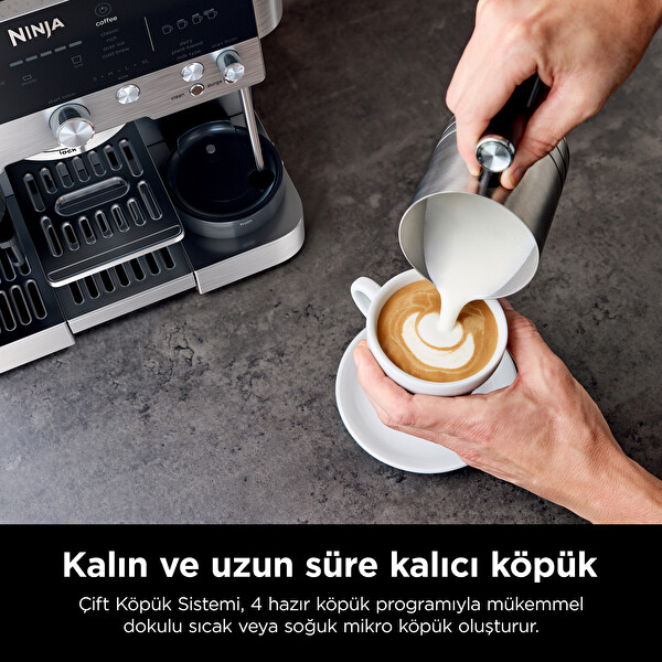 Ninja Luxe Cafe Premier Series Yarı Otomatik Espresso Makinesi