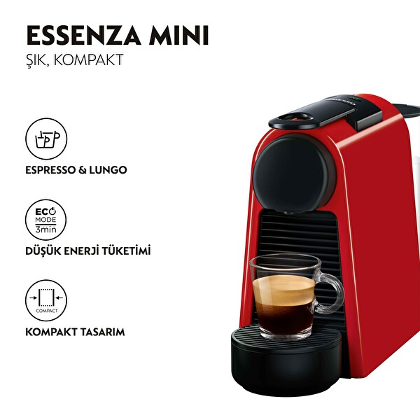 Nespresso Essenza Mini D 30 Kırmızı Kahve Makinesi Fiyatı ve