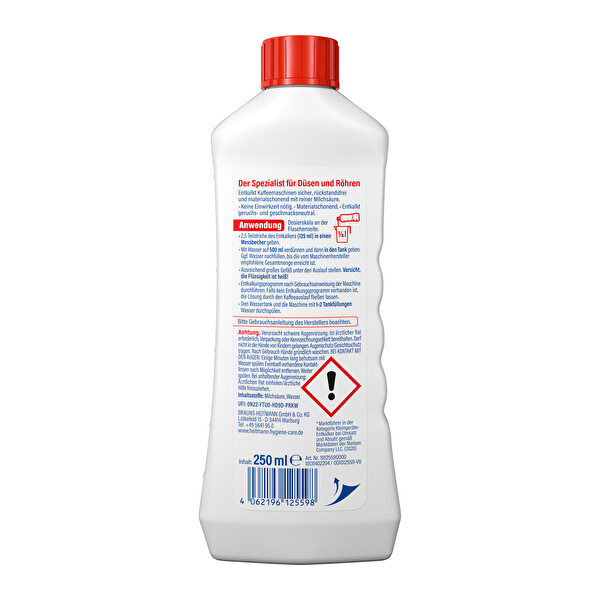 Heitmann Kahve Makinesi 250 Ml Kireç Sökücü