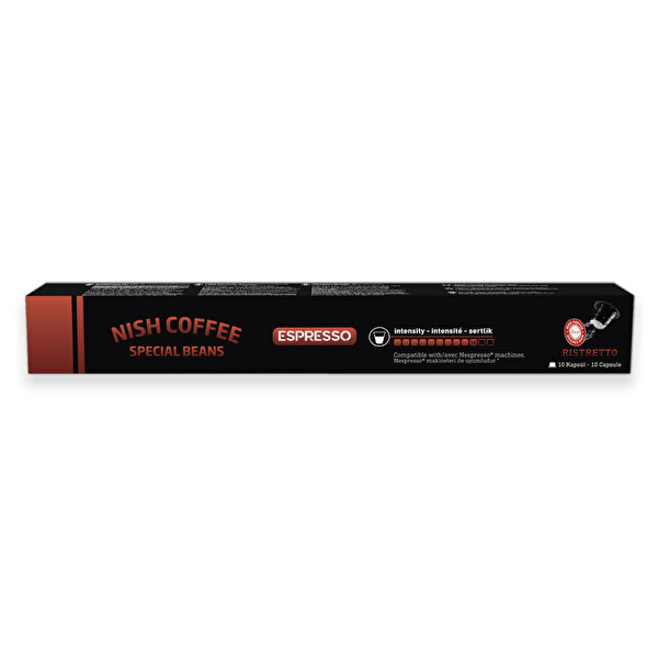 Nish 10 Ristretto 10 Adet Nespresso Uyumlu Kapsül Kahve