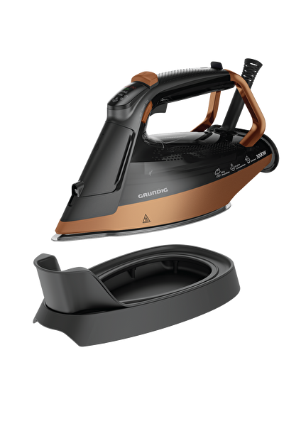 Grundig SI 8050 Siyah Kahverengi Buharlı Ütü