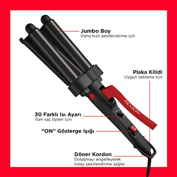 Revlon RVIR3056 Wawe Master Dalga Yaratıcı Saç Şekillendirici