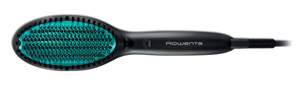 Rowenta CF5820F0 CF5820 Power Straight Elektrikli Saç Fırçası ve Düzleştirici Tarak Siyah Yeşil