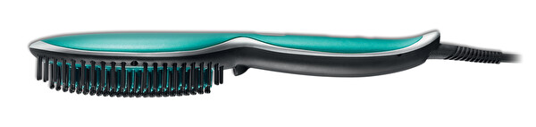 Rowenta CF5820F0 CF5820 Power Straight Elektrikli Saç Fırçası ve Düzleştirici Tarak Siyah Yeşil