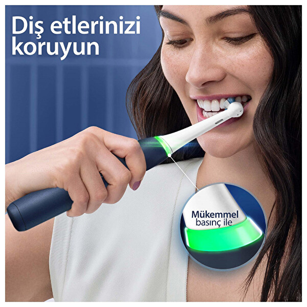 Oral-B Io7 Mavi Şarjlı Diş Fırçası