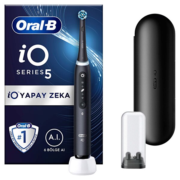 Oral-B Oral-B iO5 Şarjlı Mat Siyah Diş Fırçası