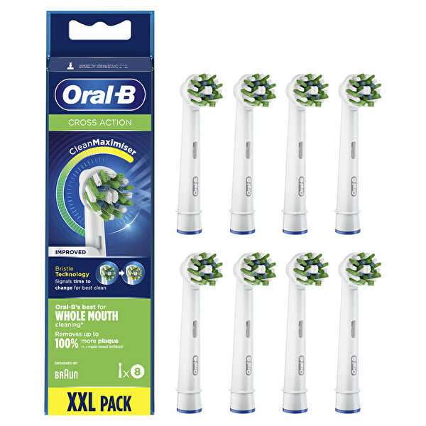 Oral-B Eb20 Cross Action 8'lı Yedek Başlık