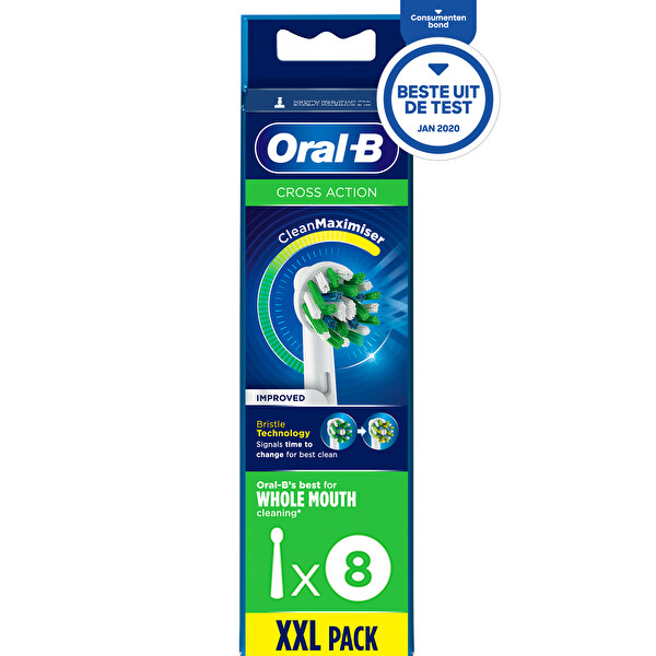 Oral-B Eb20 Cross Action 8'lı Yedek Başlık