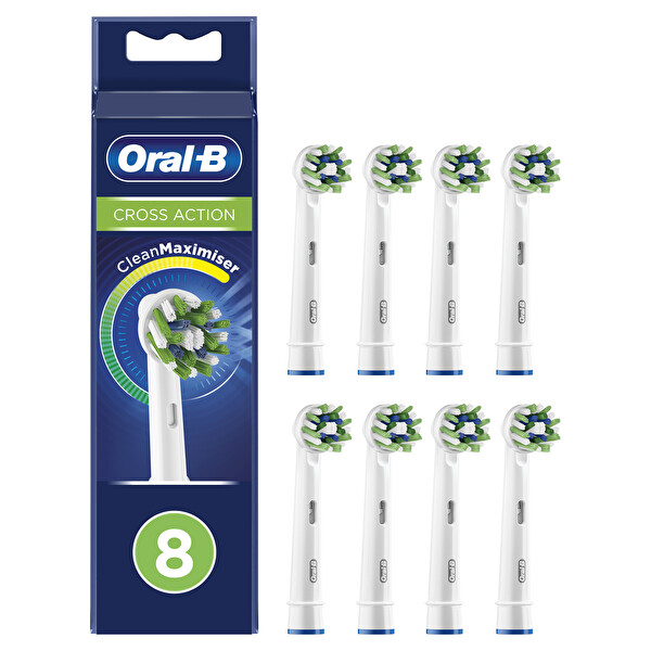 Oral-B Eb20 Cross Action 8'lı Yedek Başlık