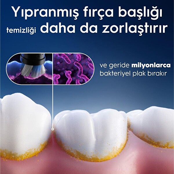 Oral-B iO Gentle Care Beyaz Diş Fırçası Yedek Başlığı 4 Adet