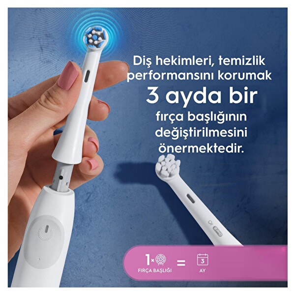 Oral-B iO Gentle Care Beyaz Diş Fırçası Yedek Başlığı 2 Adet