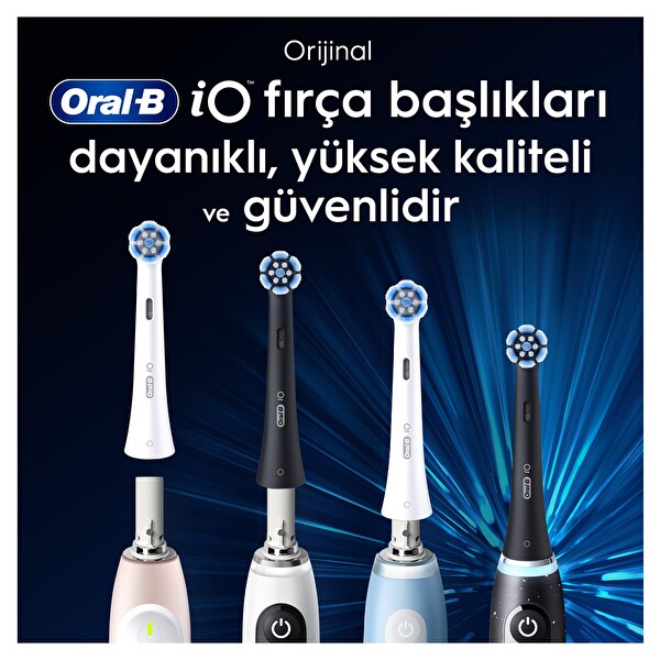 Oral-B iO Gentle Care Beyaz Diş Fırçası Yedek Başlığı 2 Adet