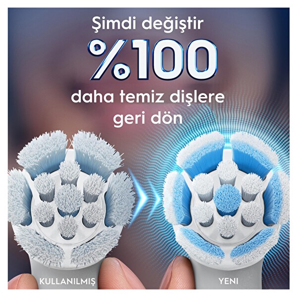 Oral-B iO Gentle Care Beyaz Diş Fırçası Yedek Başlığı 2 Adet