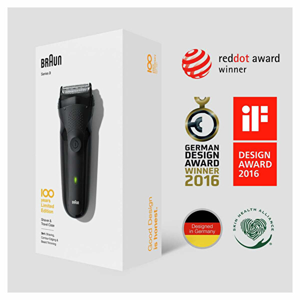 Braun 3 Serisi 300BT MX 100. Yıl Özel Seri Tıraş Makinesi