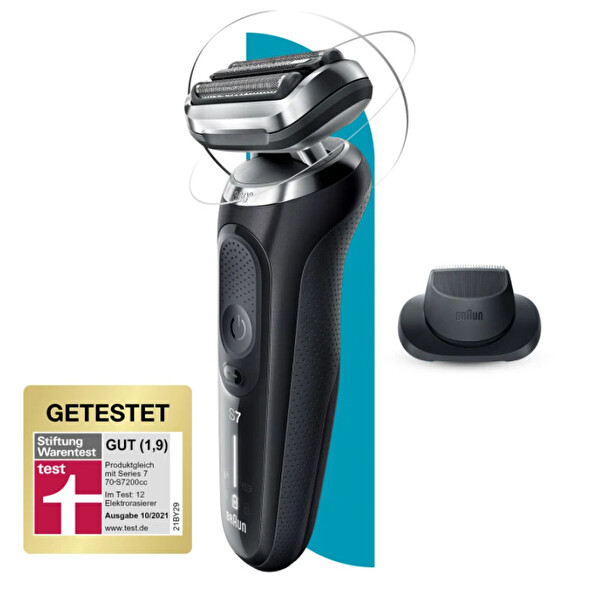 Braun 7 Serisi N1200s AutoSense 360 Flex EasyClick Islak ve Kuru Kablosuz Tıraş Makinesi