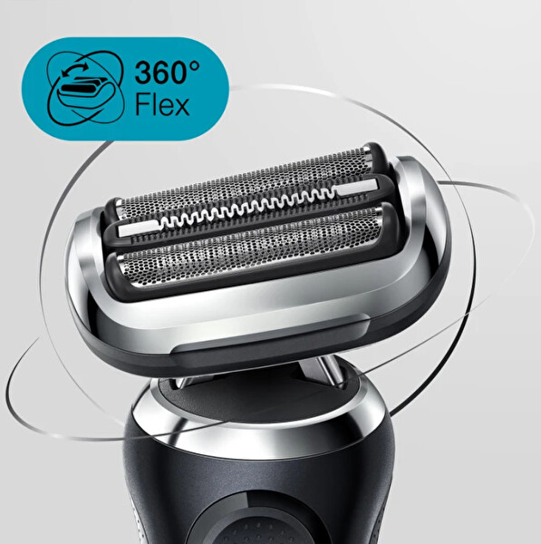 Braun 7 Serisi N1200s AutoSense 360 Flex EasyClick Islak ve Kuru Kablosuz Tıraş Makinesi