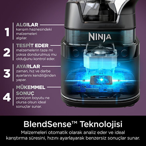 Ninja Detect Duo Blendsense Power Blender ve Smoothie Maker
