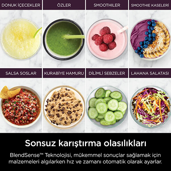 Ninja Detect Duo Blendsense Power Blender ve Smoothie Maker