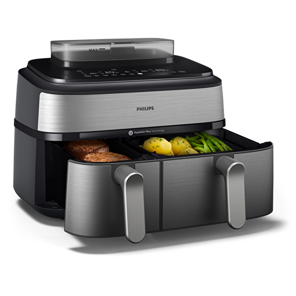 Philips NA555/00 Airsteam Çıft Hazneli Airfryer