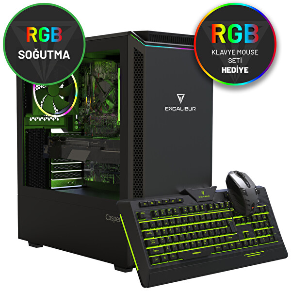 Casper Excalibur E600 Intel Core I7 10700f 16 Gb Ram 1tb Hdd 512 Ssd 8gb 2060 Super Win 10 Home Siyah Desktop Fiyati Ve Ozellikleri